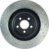 Centric 127.63063CL Disc Brake Rotor Sportstop Cryo Drilled & Slotted Rotor, Left