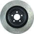 Centric 127.63063CR Disc Brake Rotor Sportstop Cryo Drilled & Slotted Rotor, Right