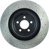 127.63063R by CENTRIC - Slotted Drilled Rotor