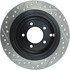 Centric 127.63069CL Disc Brake Rotor Sportstop Cryo Drilled & Slotted Rotor, Left