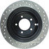 Centric 127.63069CR Disc Brake Rotor Sportstop Cryo Drilled & Slotted Rotor, Right