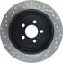 Centric 127.63070L Disc Brake Rotor Slotted Drilled Rotor