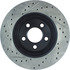 127.63071L by CENTRIC - Slotted Drilled Rotor