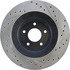 127.63072R by CENTRIC - Slotted Drilled Rotor