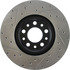 127.63080L by CENTRIC - Sport Drilled & Slotted Rotor, Left