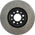 Centric 127.63080R Disc Brake Rotor Sport Drilled & Slotted Rotor, Right