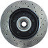 127.65040R by CENTRIC - Slotted Drilled Rotor