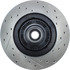 127.65051R by CENTRIC - Slotted Drilled Rotor