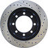 127.65053R by CENTRIC - Slotted Drilled Rotor