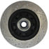 Centric 127.65055L Disc Brake Rotor and Hub Assembly Slotted Drilled Rotor