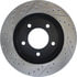 Centric 127.65057CL Disc Brake Rotor Sportstop Cryo Drilled & Slotted Rotor, Left