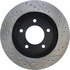 127.65057R by CENTRIC - Slotted Drilled Rotor