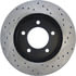 Centric 127.65058R Disc Brake Rotor Slotted Drilled Rotor
