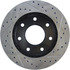 127.65062R by CENTRIC - Slotted Drilled Rotor