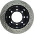 Centric 127.65071CR Disc Brake Rotor Sportstop Cryo Drilled & Slotted Rotor, Right
