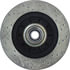 Centric 127.65080CR Disc Brake Rotor and Hub Assembly Sportstop Cryo Drilled & Slotted Rotor, Right