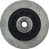 127.65080R by CENTRIC - Slotted Drilled Rotor