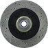 127.65081R by CENTRIC - Slotted Drilled Rotor