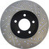 Centric 127.65089R Disc Brake Rotor Slotted Drilled Rotor