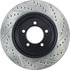 Centric 127.65091CR Disc Brake Rotor Sportstop Cryo Drilled & Slotted Rotor, Right