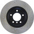 128.34048L by CENTRIC - Cross Drilled Rotor