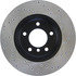 128.34048R by CENTRIC - Cross Drilled Rotor