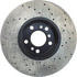 128.34050CR by CENTRIC - Sportstop Cryo Sport Drilled Rotor, Right