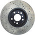 128.34050R by CENTRIC - Cross Drilled Rotor