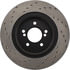 128.34054CL by CENTRIC - Sportstop Cryo Sport Drilled Rotor, Left