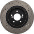 128.34054R by CENTRIC - Cross Drilled Rotor