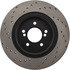 128.34054L by CENTRIC - Cross Drilled Rotor