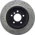 128.34057L by CENTRIC - Cross Drilled Rotor