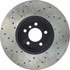 128.34060L by CENTRIC - Cross Drilled Rotor