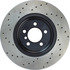 128.34065L by CENTRIC - Cross Drilled Rotor