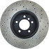 128.34070CR by CENTRIC - Sportstop Cryo Sport Drilled Rotor, Right