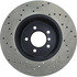 128.34071L by CENTRIC - Cross Drilled Rotor