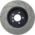 128.34071R by CENTRIC - Cross Drilled Rotor