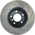 128.34077R by CENTRIC - Cross Drilled Rotor