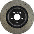 128.34080L by CENTRIC - Cross Drilled Rotor