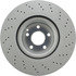 320.35095F by CENTRIC - Centric GCX Rotor with Full Coating