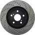 128.44146CR by CENTRIC - Sportstop Cryo Sport Drilled Rotor, Right