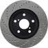 128.44147L by CENTRIC - Cross Drilled Rotor