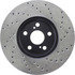 128.44160R by CENTRIC - Cross Drilled Rotor