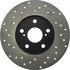 128.44161L by CENTRIC - Cross Drilled Rotor