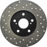 128.44161CL by CENTRIC - Sportstop Cryo Sport Drilled Rotor, Left