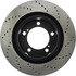 Centric 128.44162CR Disc Brake Rotor Sportstop Cryo Sport Drilled Rotor, Right