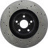 128.44170L by CENTRIC - Cross Drilled Rotor