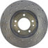 Centric 128.45022CL Disc Brake Rotor Sportstop Cryo Sport Drilled Rotor, Left