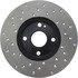 128.45040L by CENTRIC - Cross Drilled Rotor