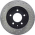 Centric 128.45048CL Disc Brake Rotor Sportstop Cryo Sport Drilled Rotor, Left